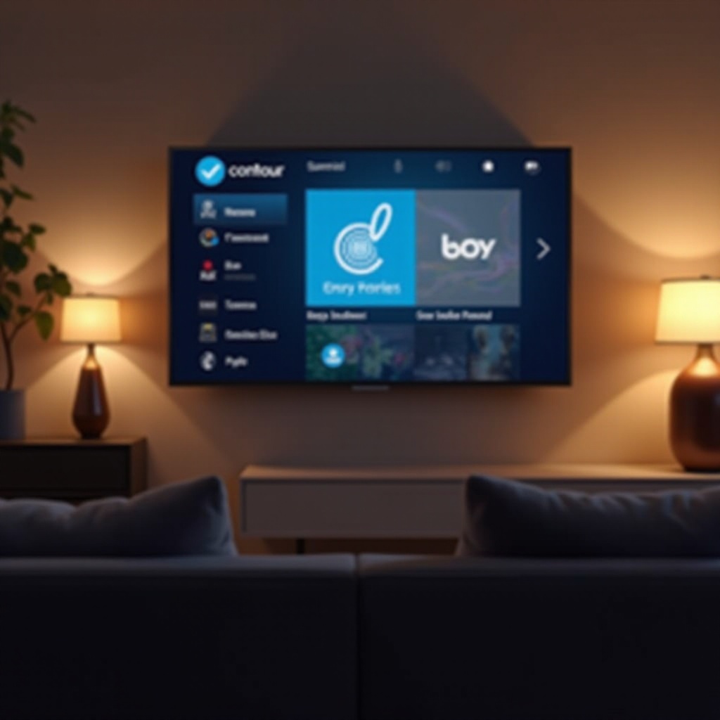 how to watch contour on smart tv
