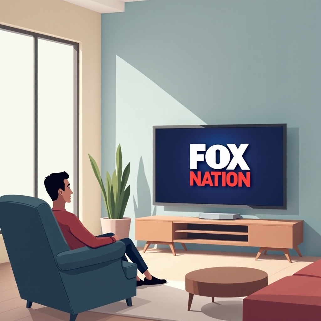 how do you watch fox nation on smart tv