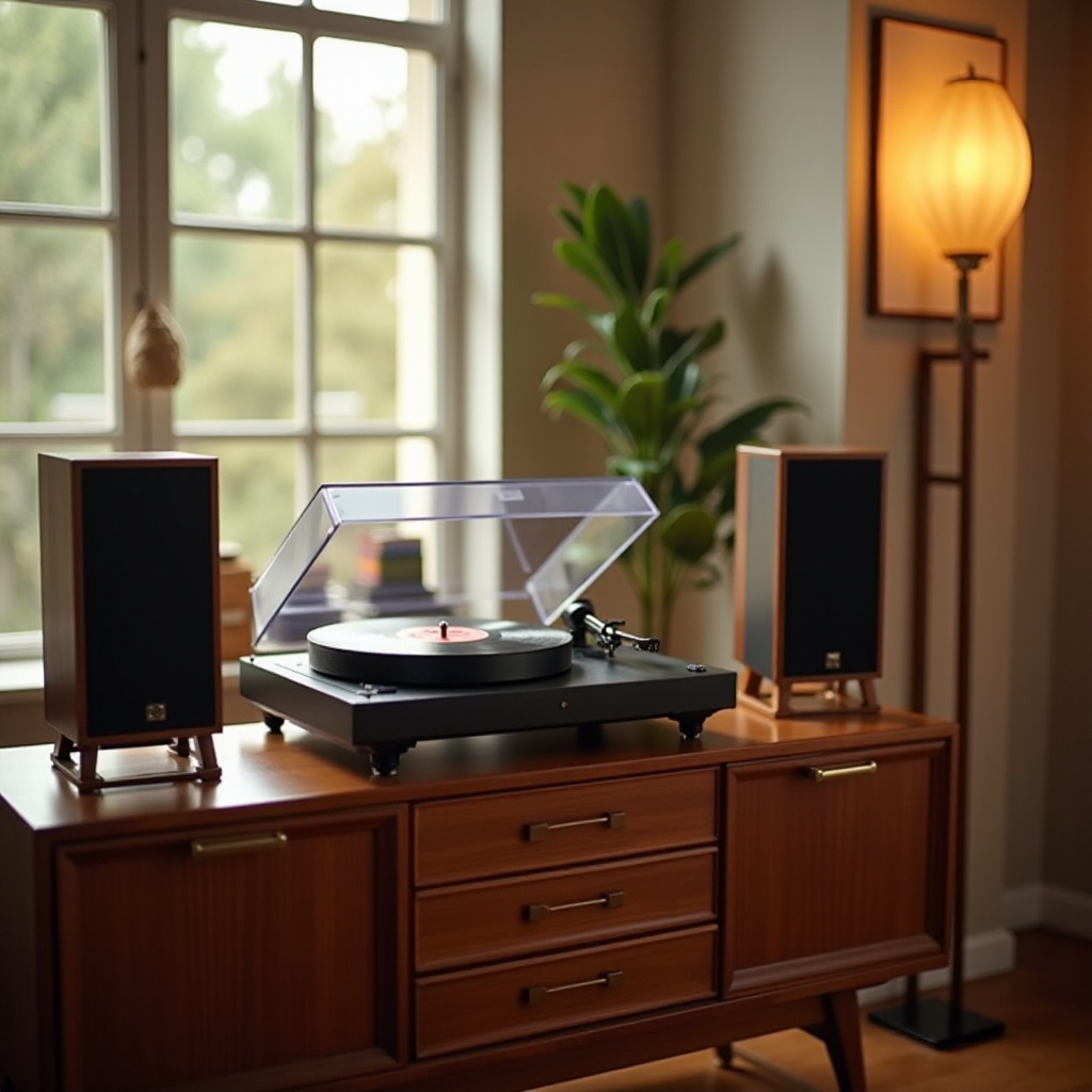 record player with good speakers